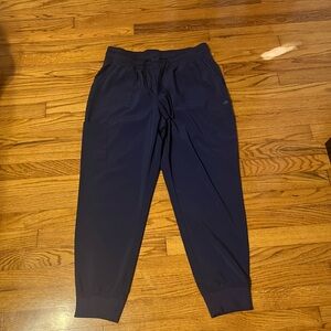 Navy Dickies jogger scrub pants
